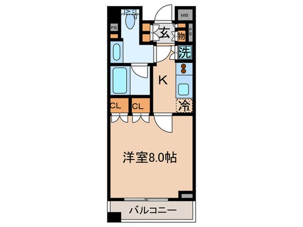 パ－クアクシス御茶ノ水ステ－ジの物件間取画像